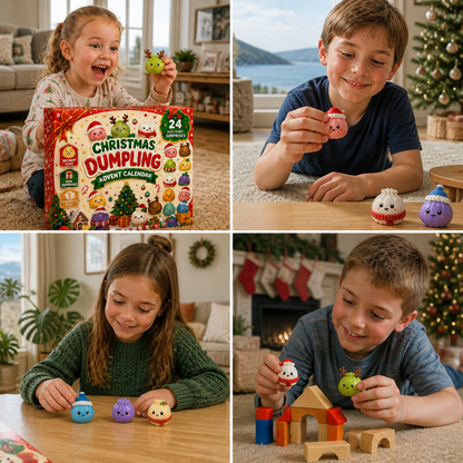 Mini Dumpling Squishy Toy Advent Calendar