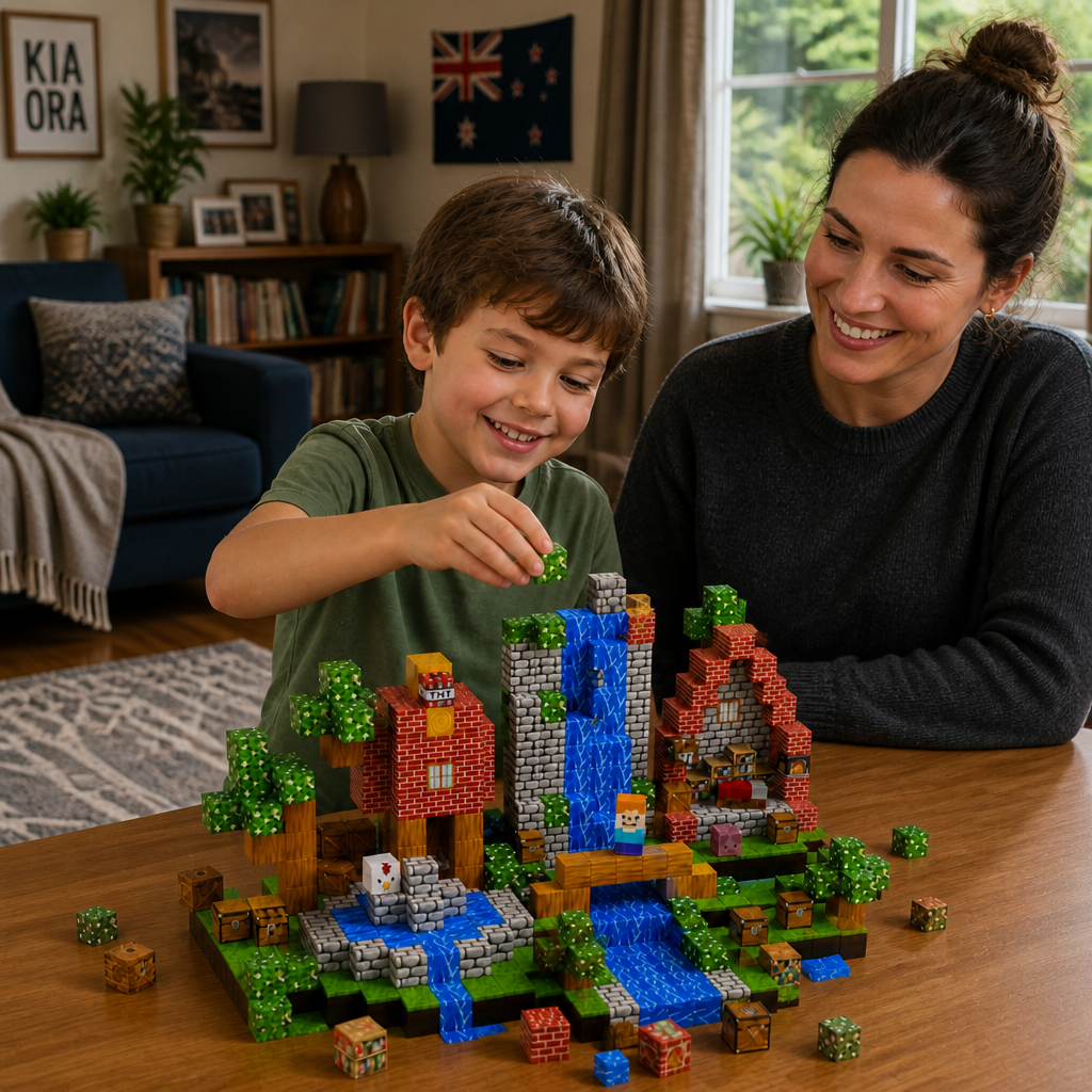100-Piece Magnetic Building Cube Set – Montessori STEM Construction Toy for Kids