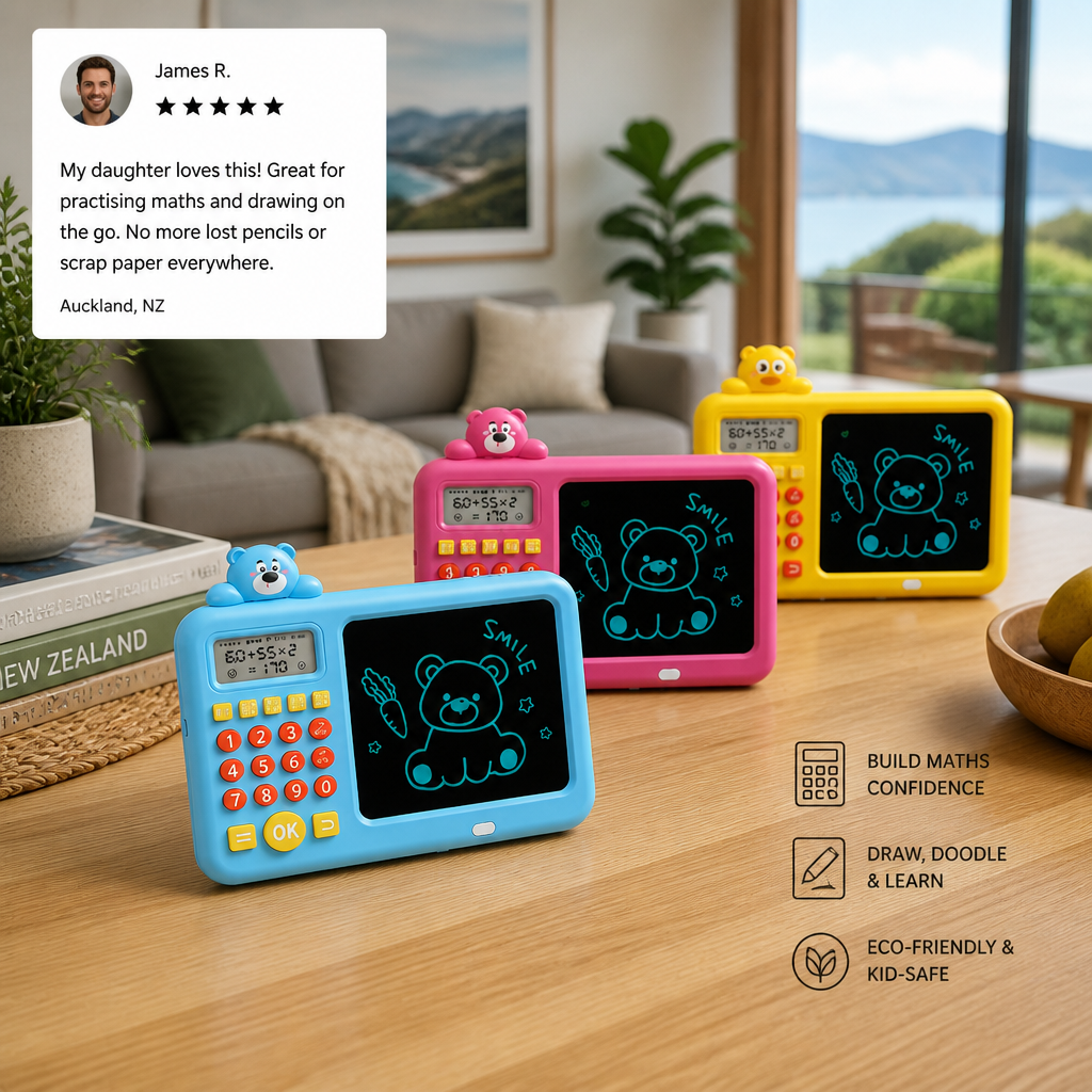 Interactive Math Drawing & Erase Learning Set for Kids