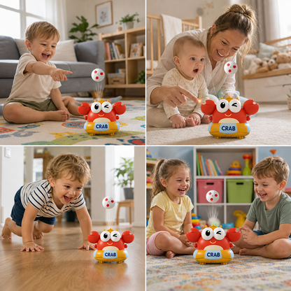 Kids’ Electric Crab Floating Ball Toy