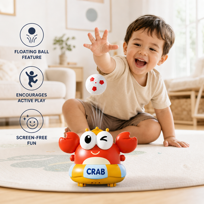 Kids’ Electric Crab Floating Ball Toy