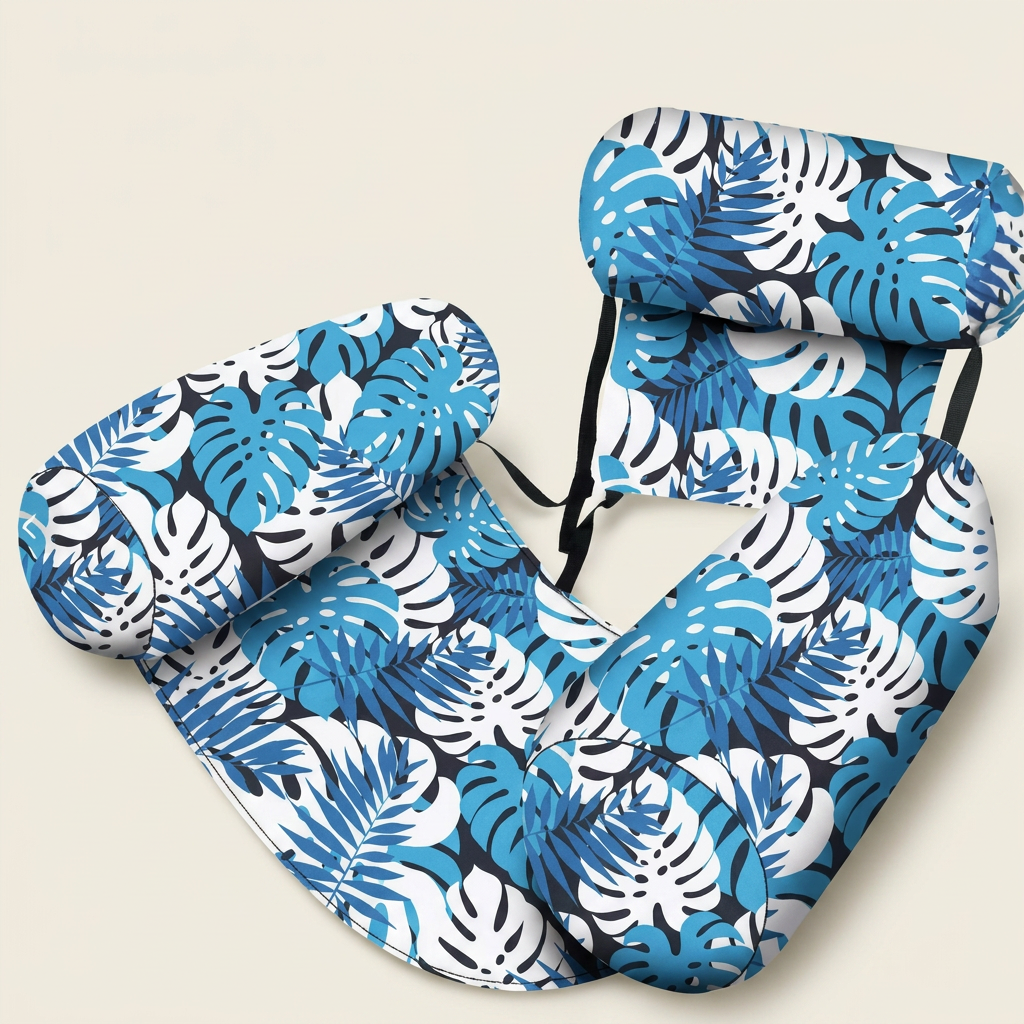 Inflatable Pool Hammock with Backrest – Foldable Water Lounge
