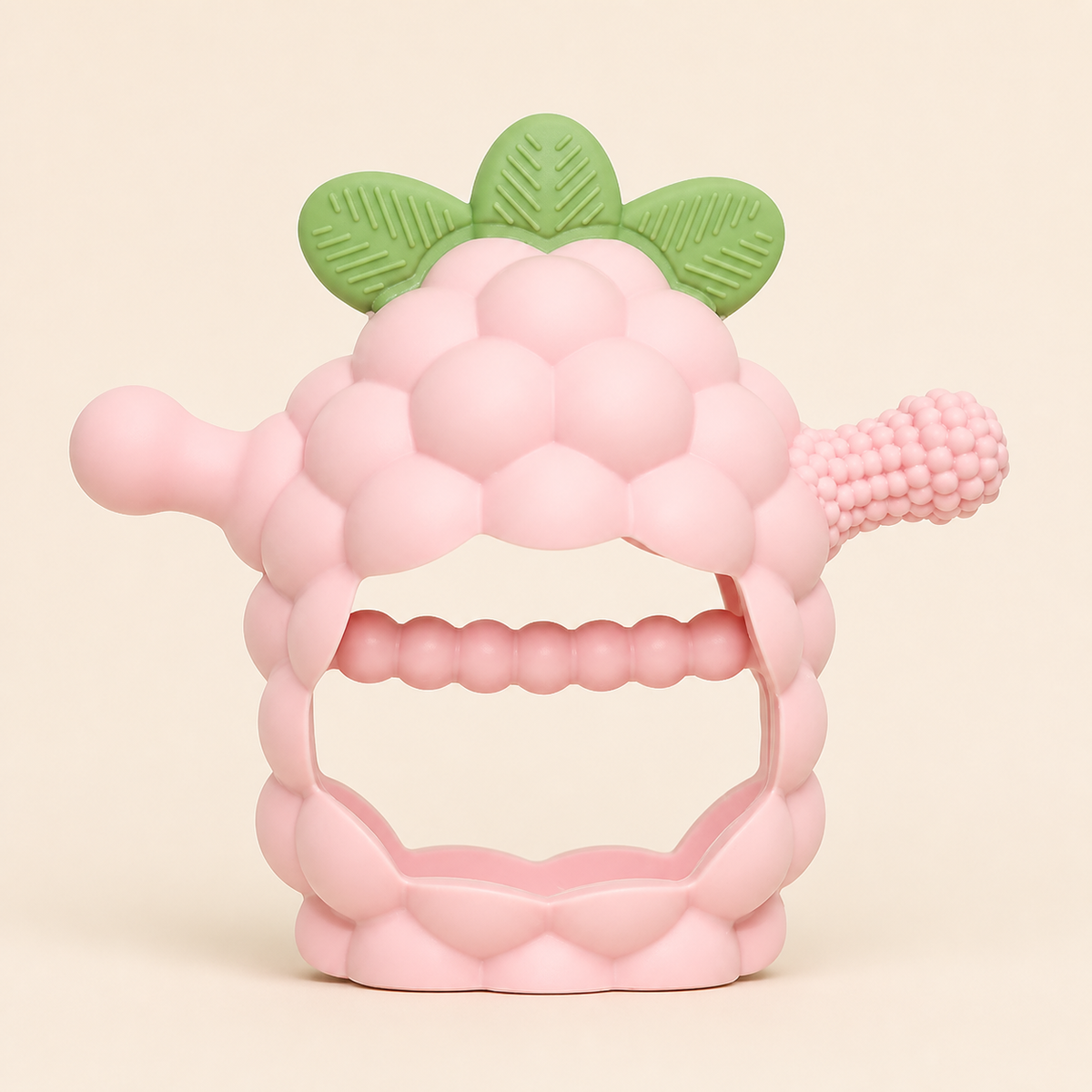 Easy-Grip Multi-Textured Silicone Baby Teether (3+ Months)