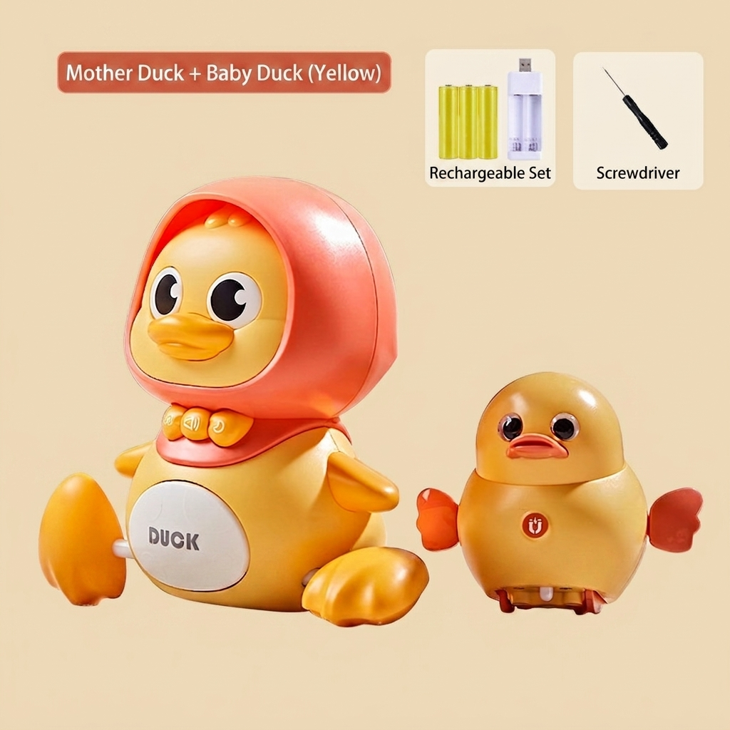 Musical Duck Family Crawling & Learning Toy for Babies