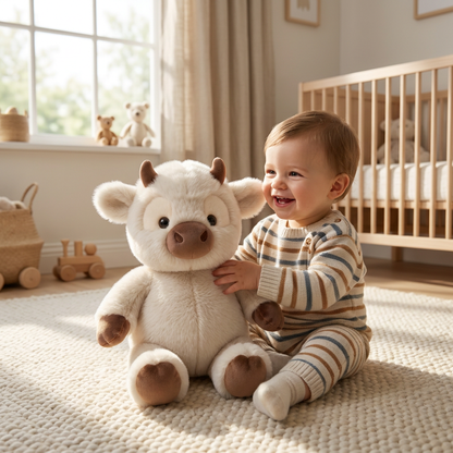 Running Calf Plush Toy – Soft Cartoon Stuffed Animal & Soothing Companion for Kids