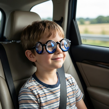 Kids Motion Sickness Glasses – Ultra-Light Relief for Travel Nausea