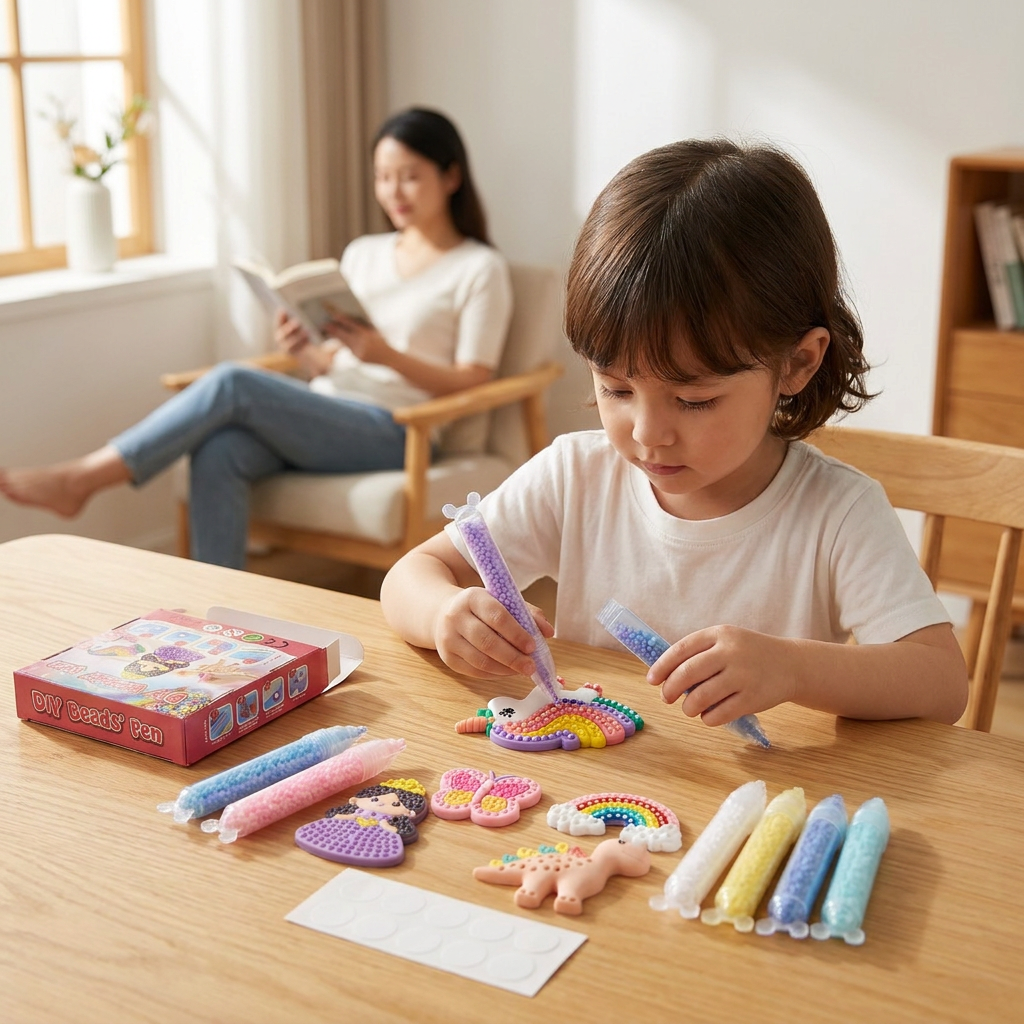 Magical bead painting – DIY set for kids