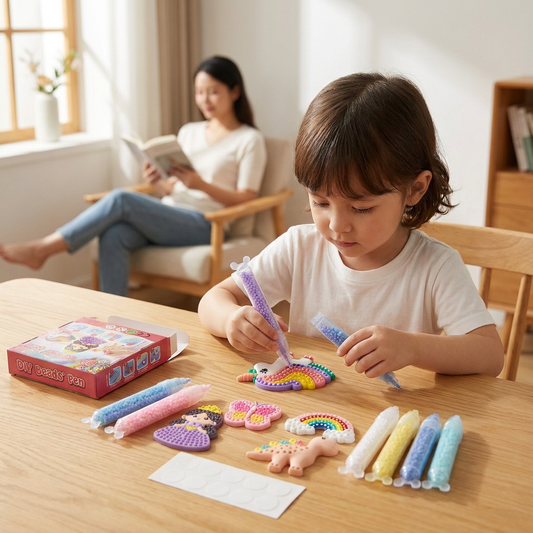 Magical bead painting – DIY set for kids