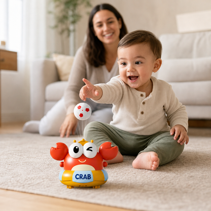 Kids’ Electric Crab Floating Ball Toy