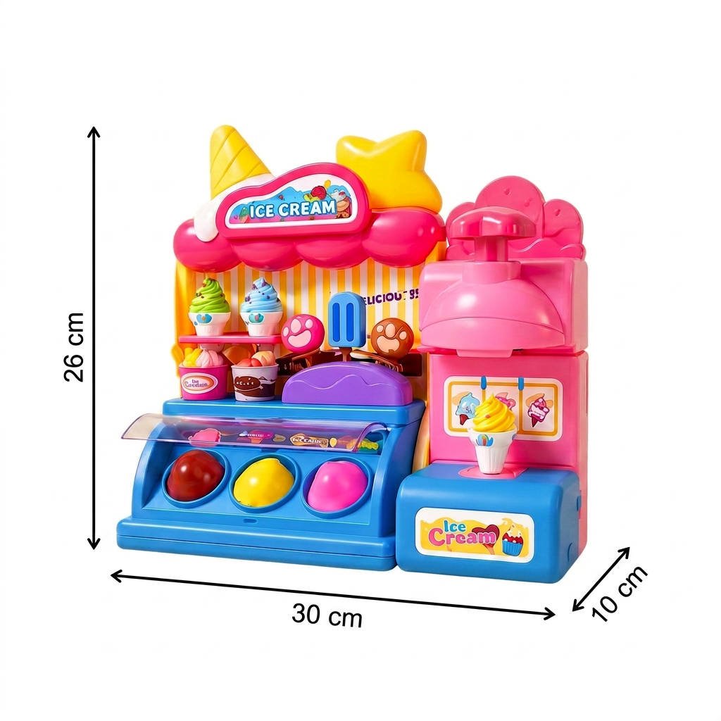 DIY Ice Cream Clay Maker Playset