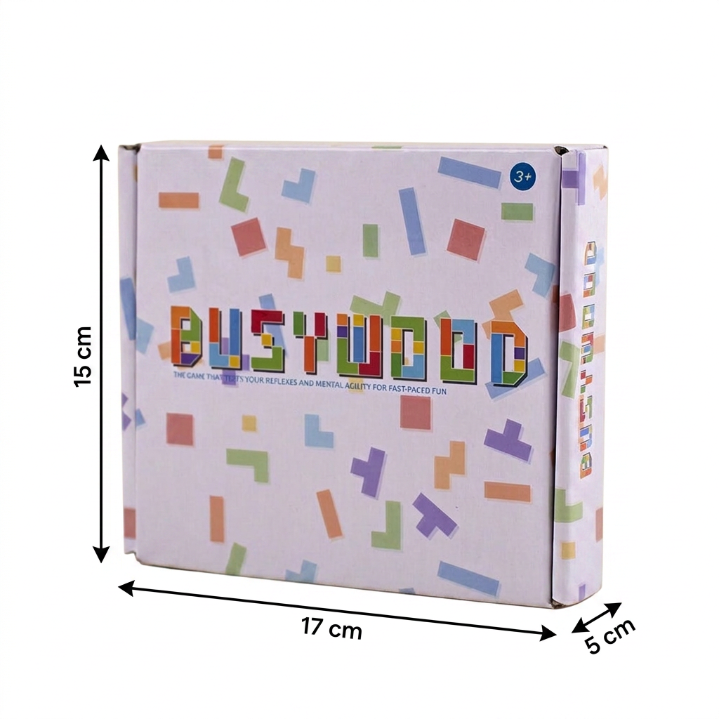Wooden  Shape Matching Puzzle Family Game