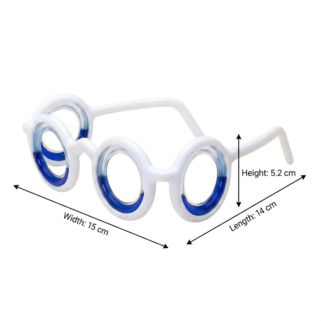 Kids Motion Sickness Glasses – Ultra-Light Relief for Travel Nausea