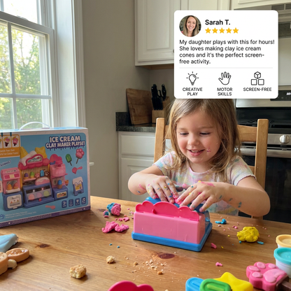DIY Ice Cream Clay Maker Playset
