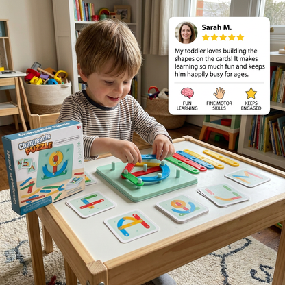 Educational Magnetic Letter & Number Building Set