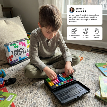 Smart Kids Brain Game – 500 Logic Puzzles with Timer