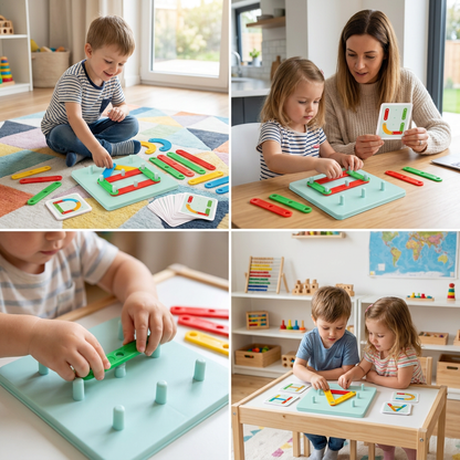 Educational Magnetic Letter & Number Building Set