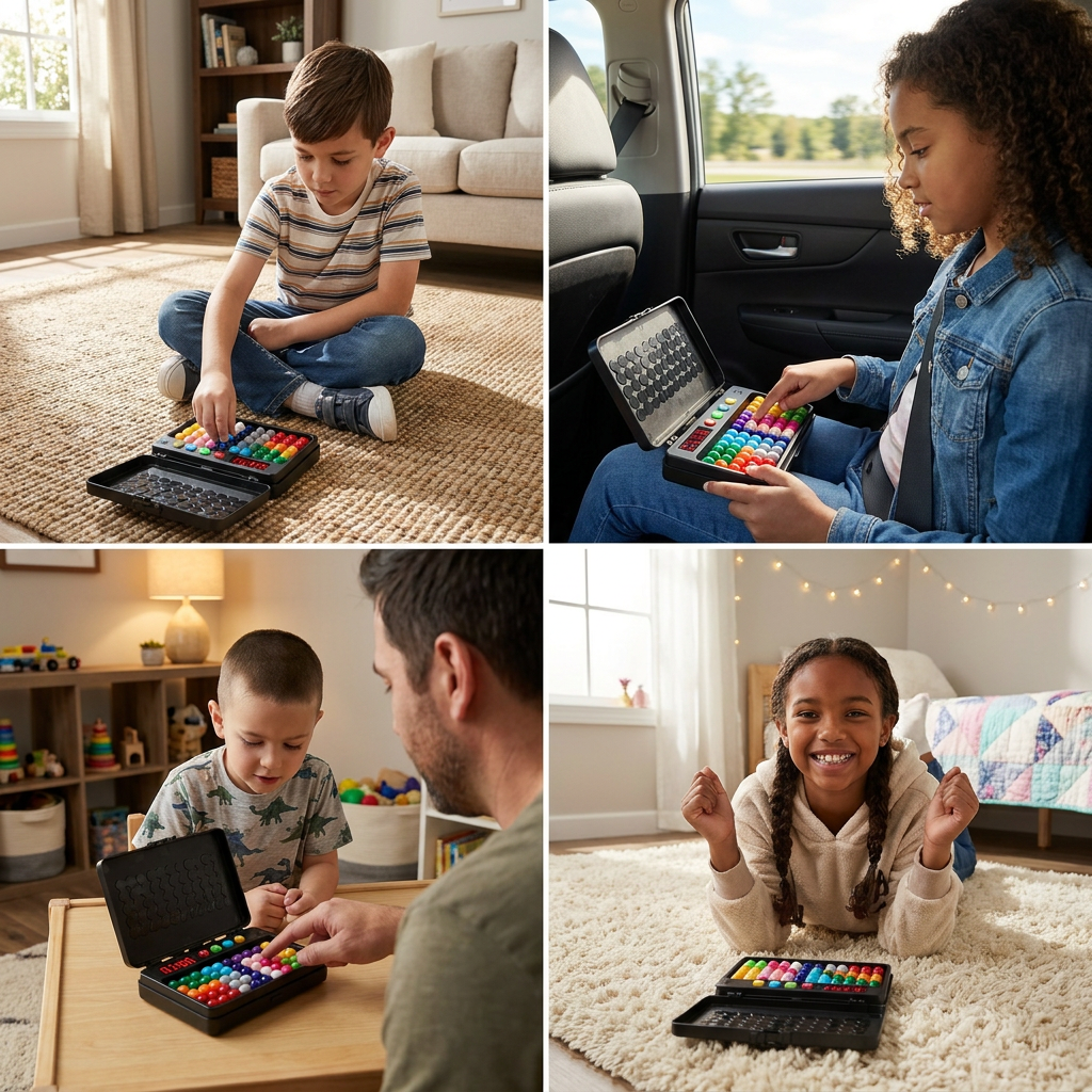 Smart Kids Brain Game – 500 Logic Puzzles with Timer