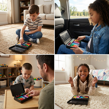 Smart Kids Brain Game – 500 Logic Puzzles with Timer