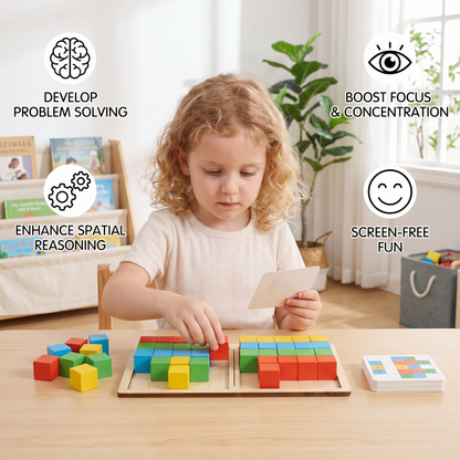 3D Color Match Building Blocks Puzzle Game