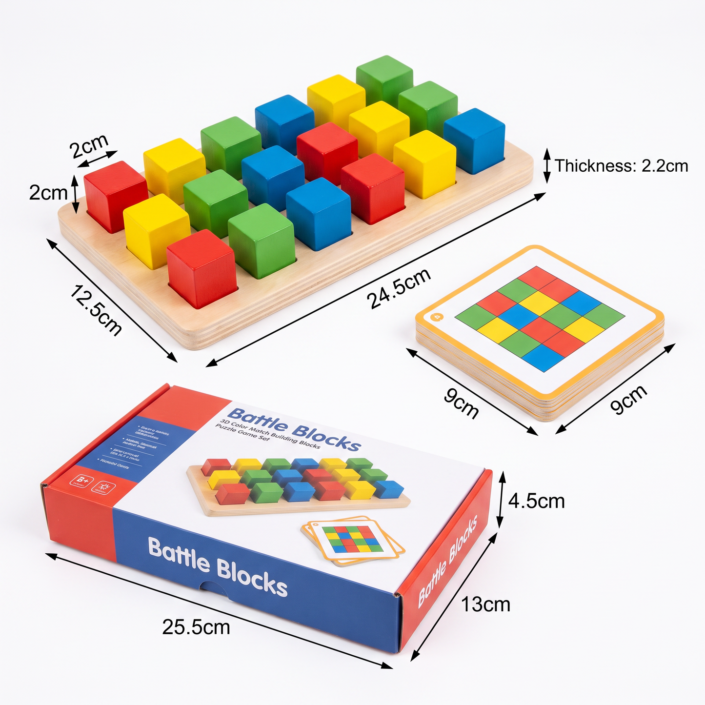 3D Color Match Building Blocks Puzzle Game