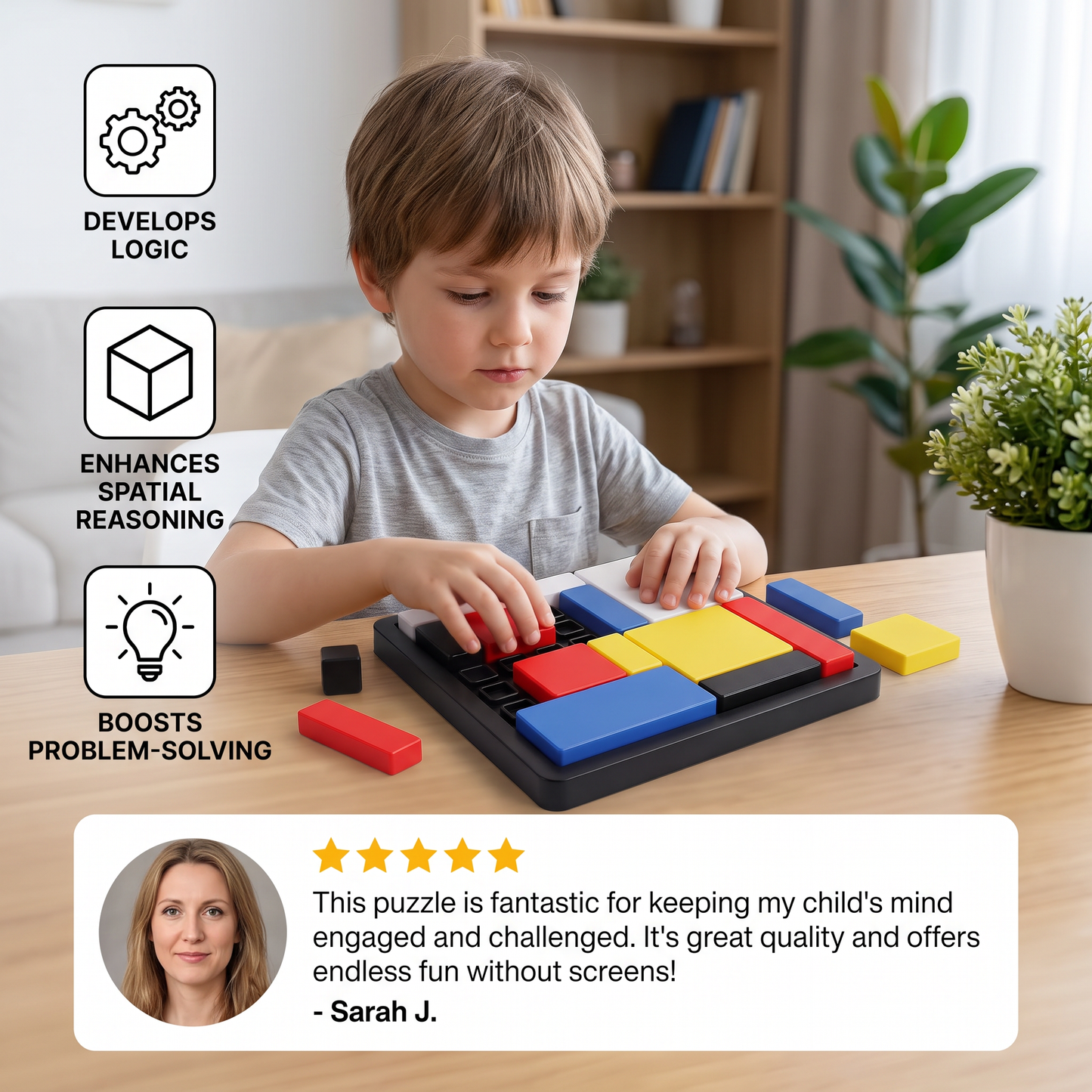 Creative geometric block puzzle game
