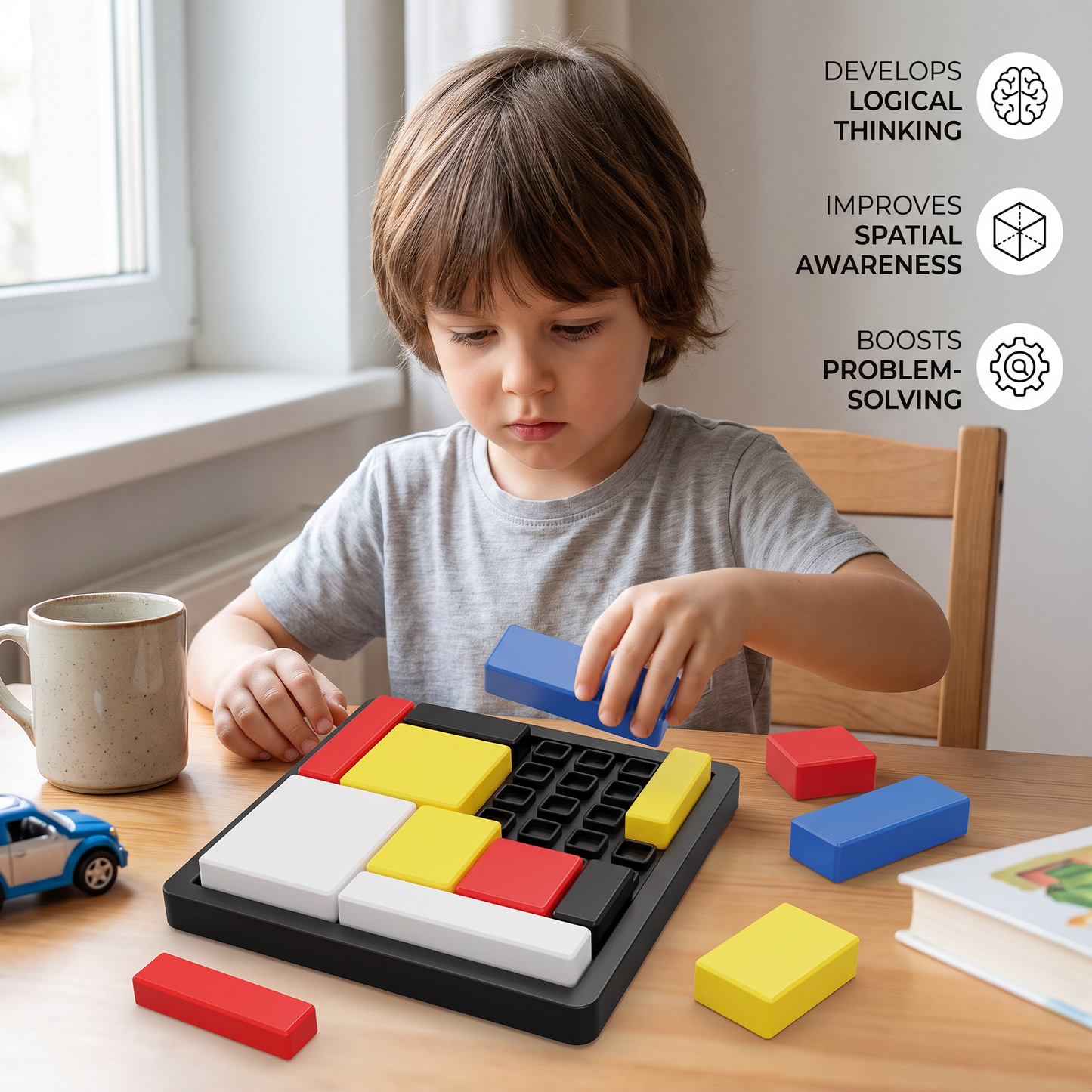 Creative geometric block puzzle game