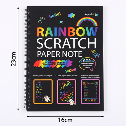 Magical Rainbow Scratch Paper