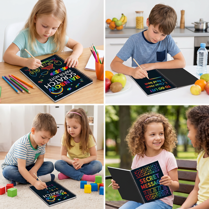 Magical Rainbow Scratch Paper