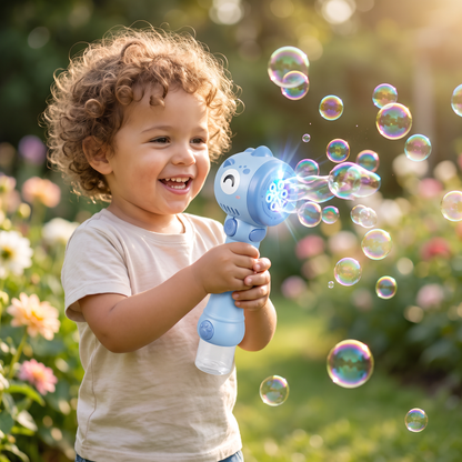Light-Up Bubble Wand for Kids – Automatic Bubble Maker