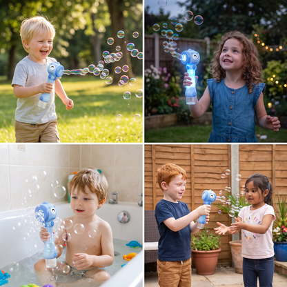 Light-Up Bubble Wand for Kids – Automatic Bubble Maker