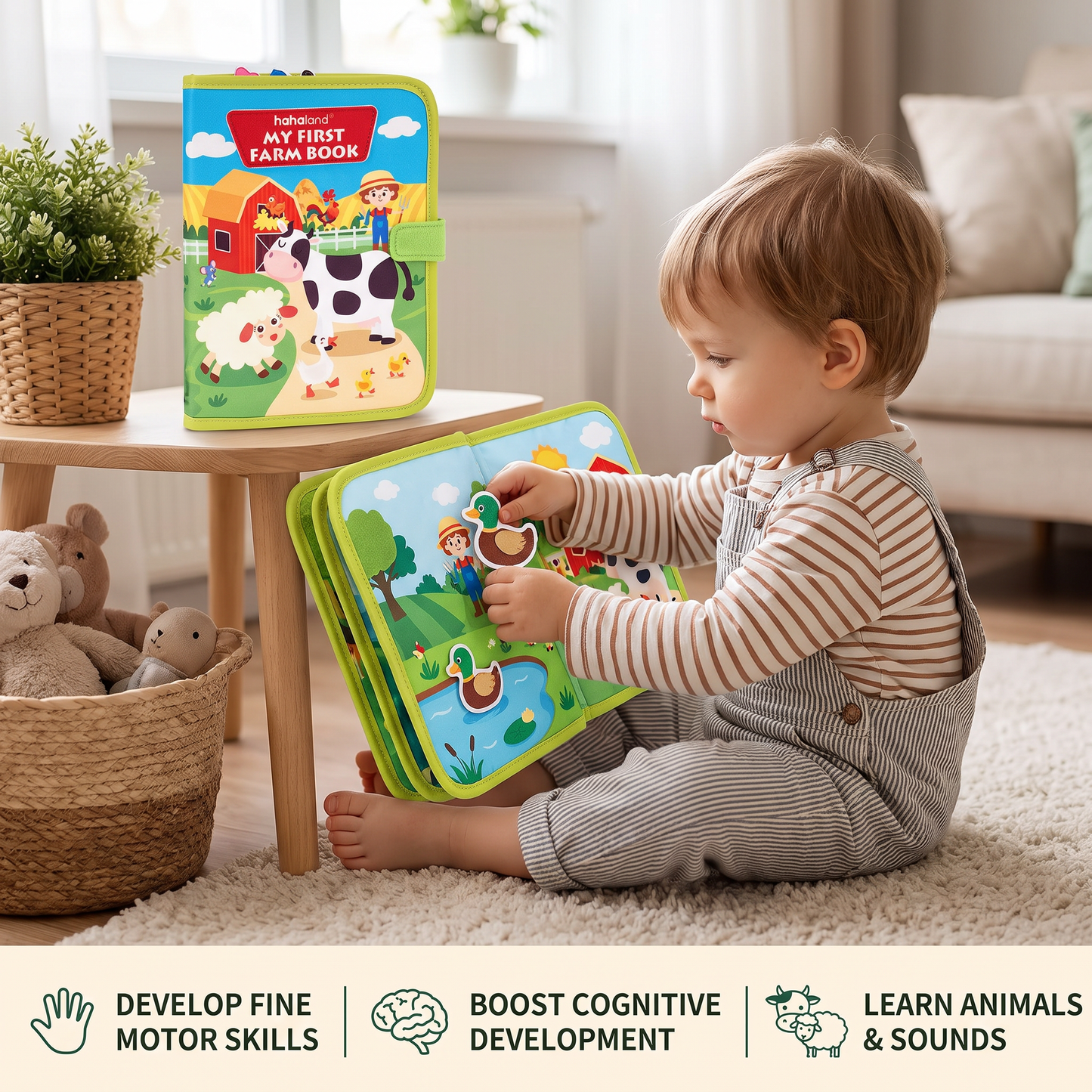 Educational Montessori Farm Story Book