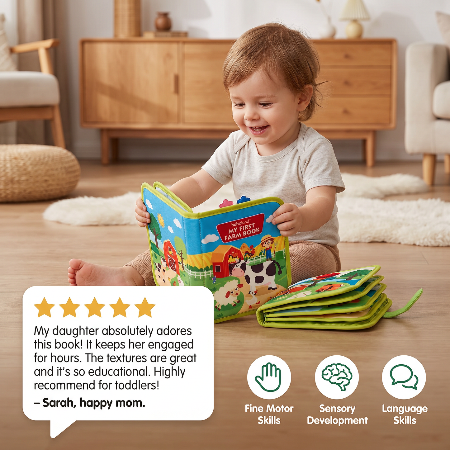 Educational Montessori Farm Story Book