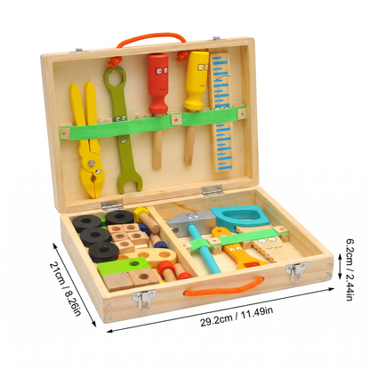 WoodyBox - Montessori Wooden Toolbox
