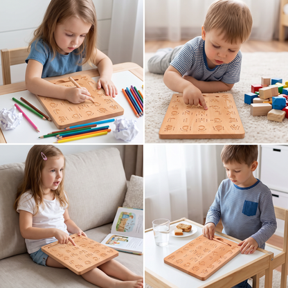 Wooden Letter Board for Learning to Write
