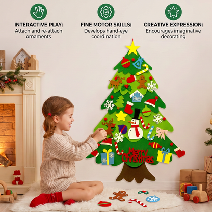 Montessori Felt Christmas Tree