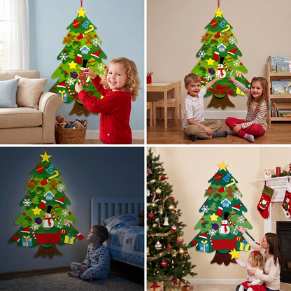 Montessori Felt Christmas Tree
