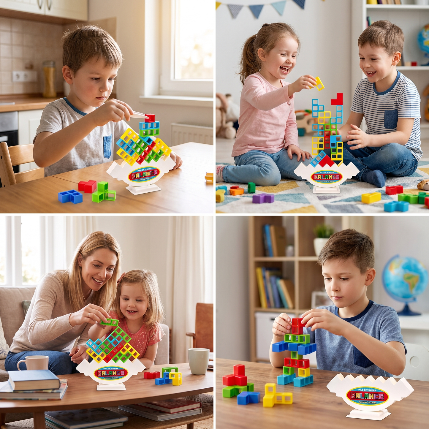 BlockTower - Balance Stacking Board