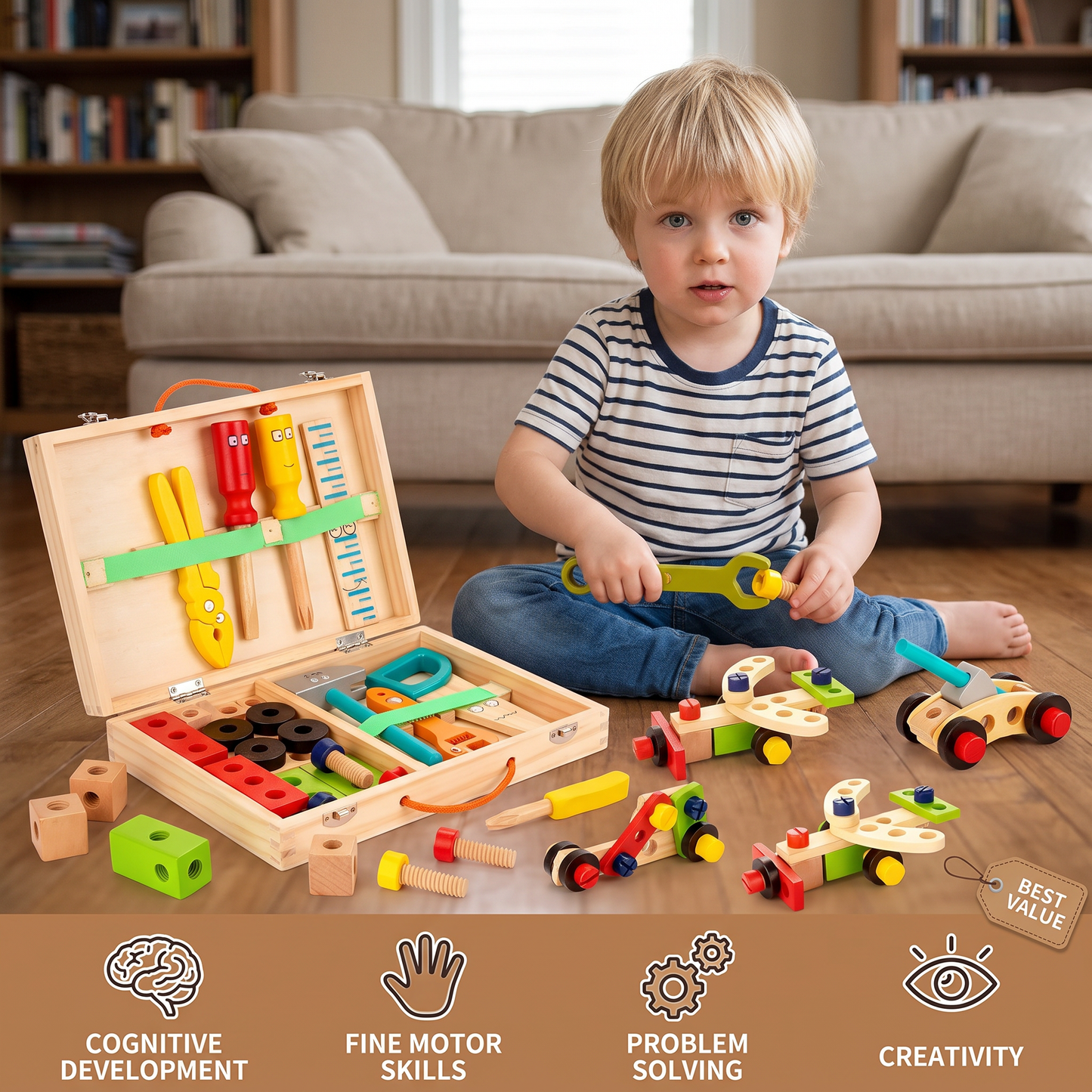 Little Builder Tool Set – The Perfect DIY Playset for Kids!