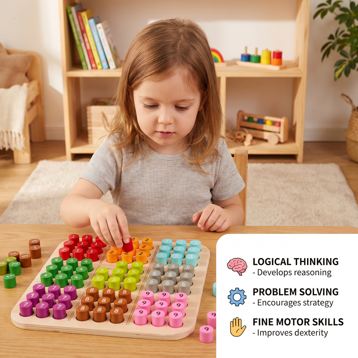 3D wooden sudoku - hours of fun and development