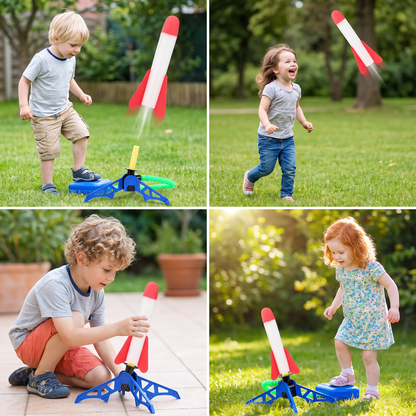 Children's foam rocket launcher