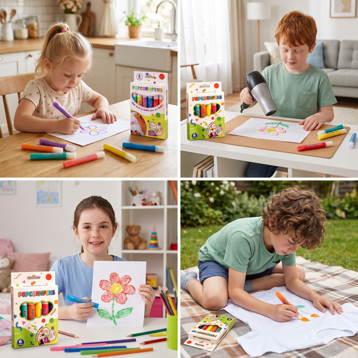 Magical Popcorn Drawing Pens