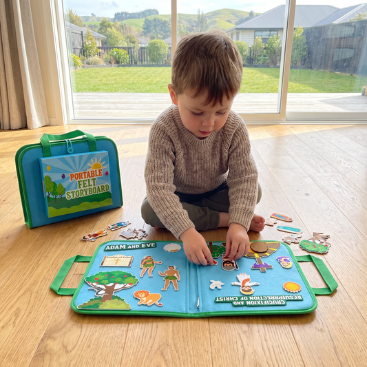 Montessori Bible Stories Felt Book