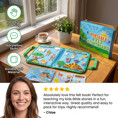 Montessori Bible Stories Felt Book