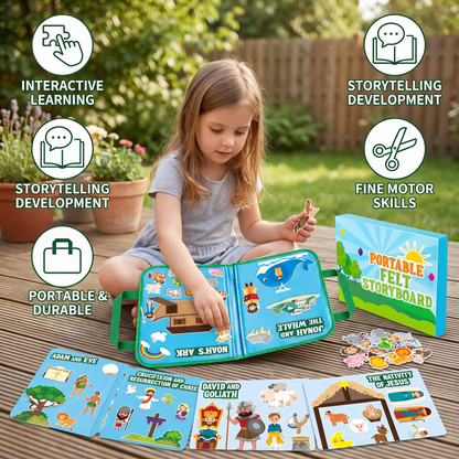 Montessori Bible Stories Felt Book