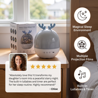 Star Projector – Transform Your Room into a Magical World for Calming Sleep