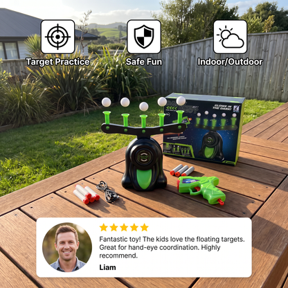 Floating balls - target shooting toy