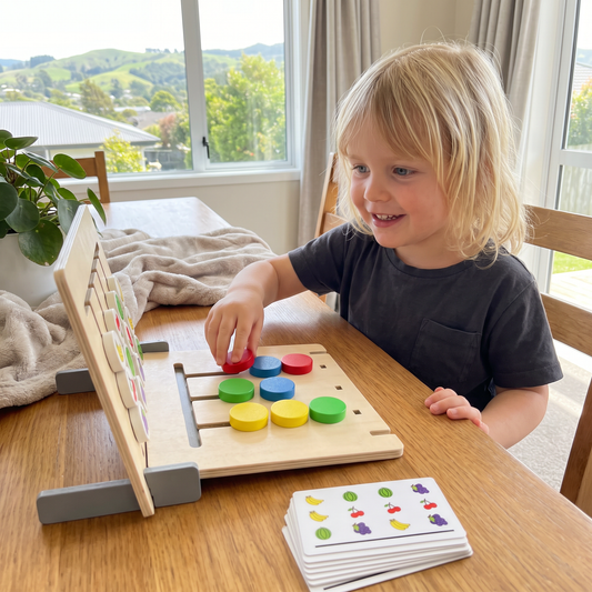 Wooden Montessori Sorting Puzzle - Develop Logical Thinking for Kids