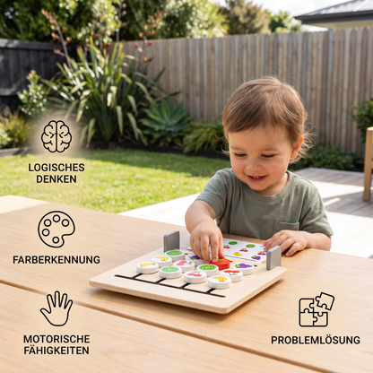 Wooden Montessori Sorting Puzzle - Develop Logical Thinking for Kids