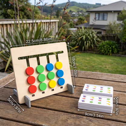 Wooden Montessori Sorting Puzzle - Develop Logical Thinking for Kids