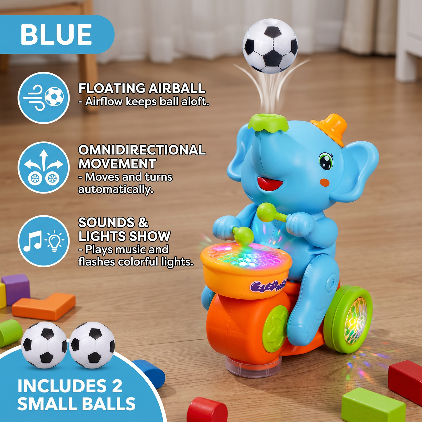 Elephant Airball Toy